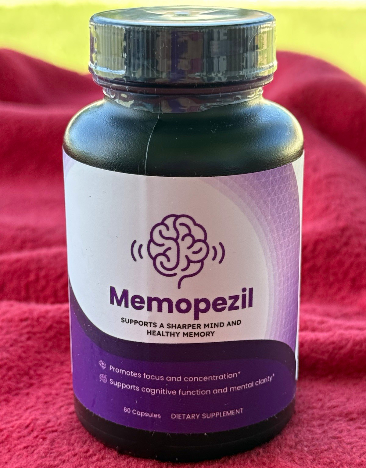 Mempopezil Memory & Focus Support Dietary Supplement Capsules 60 Ct 540mg