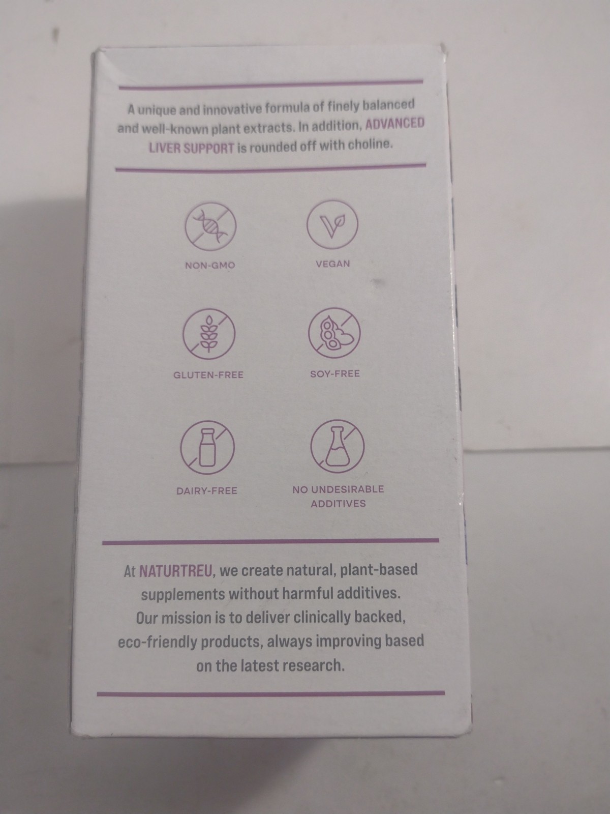 NATURTREU Vegan Liver Cleanse Detox & Repair (120 Days Supply) High-Potency 2pk