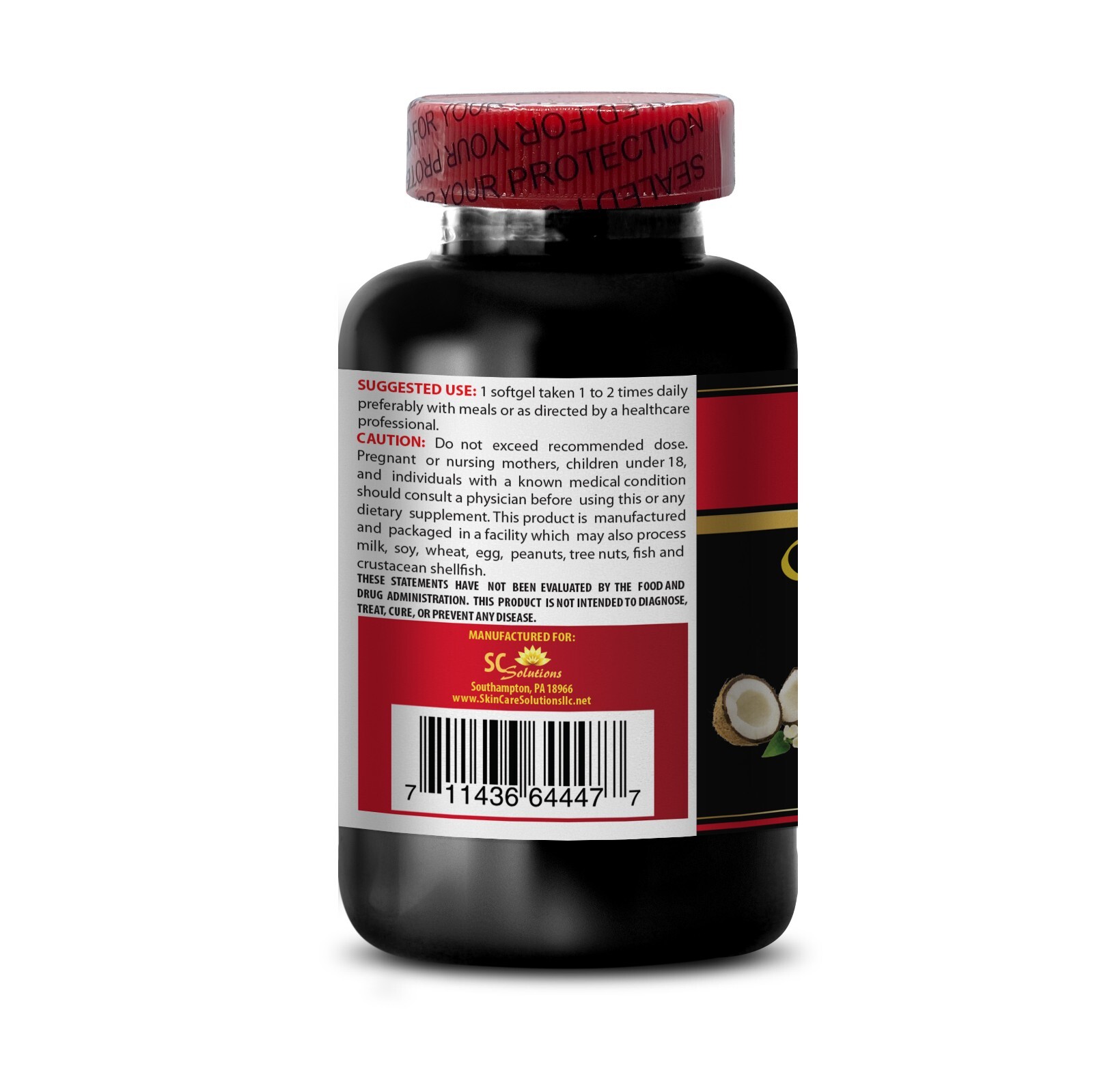 coconut oil for health – ULTRA VIRGIN COCONUT OIL – heart health – 2 Bottles