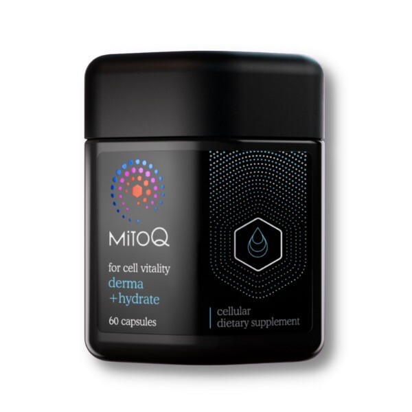 MitoQ Skin Support Derma+Hydrate 60 Capusles FREE SHIPPING From New Zealand