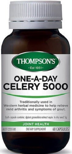 Thompsons Celery One-A-Day 5000mg Capsules 60 for Joint Health