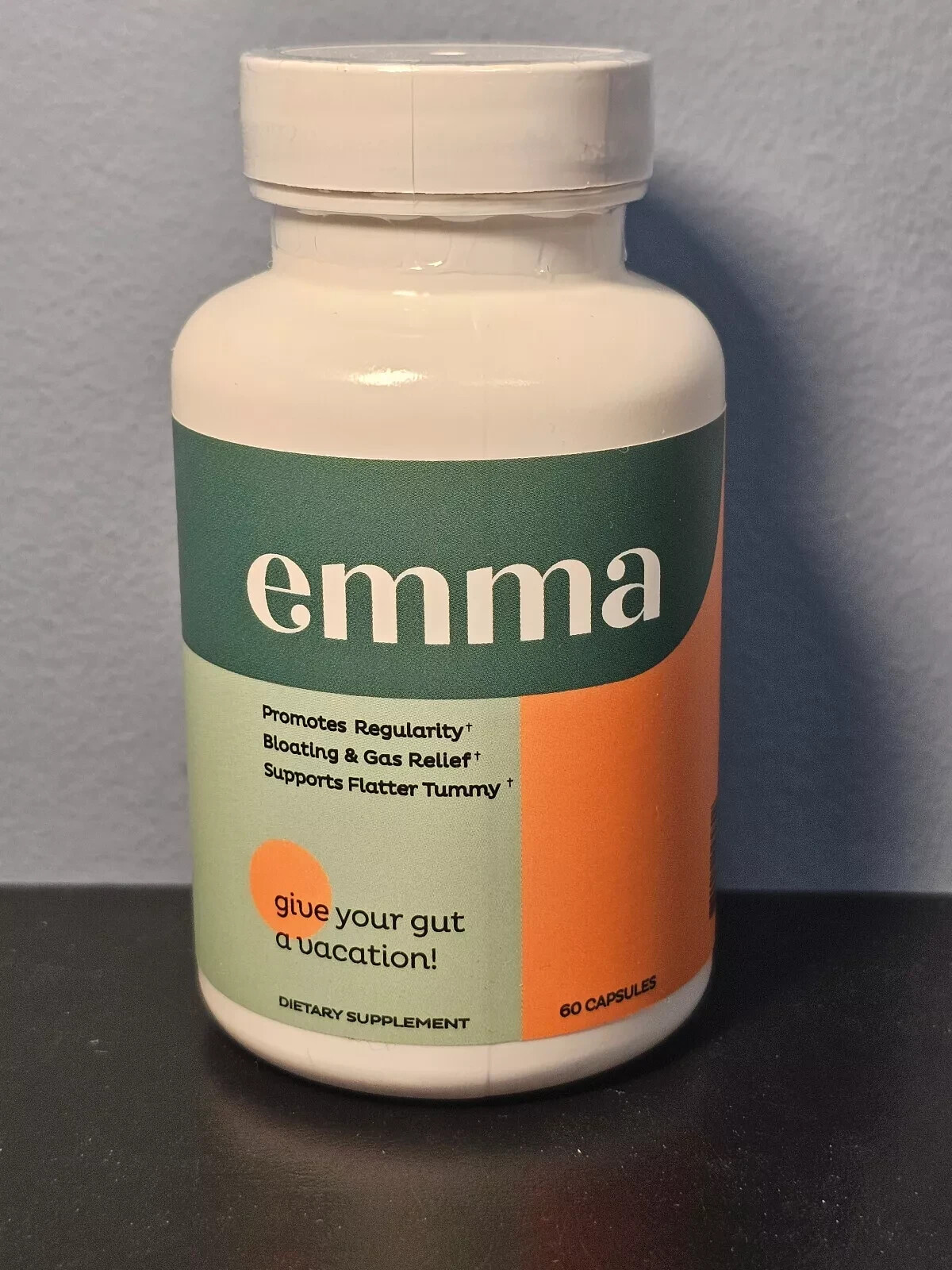 Emma Relief Supplement Keto for Gut Bloating 60 Capsules Exp 11/2025