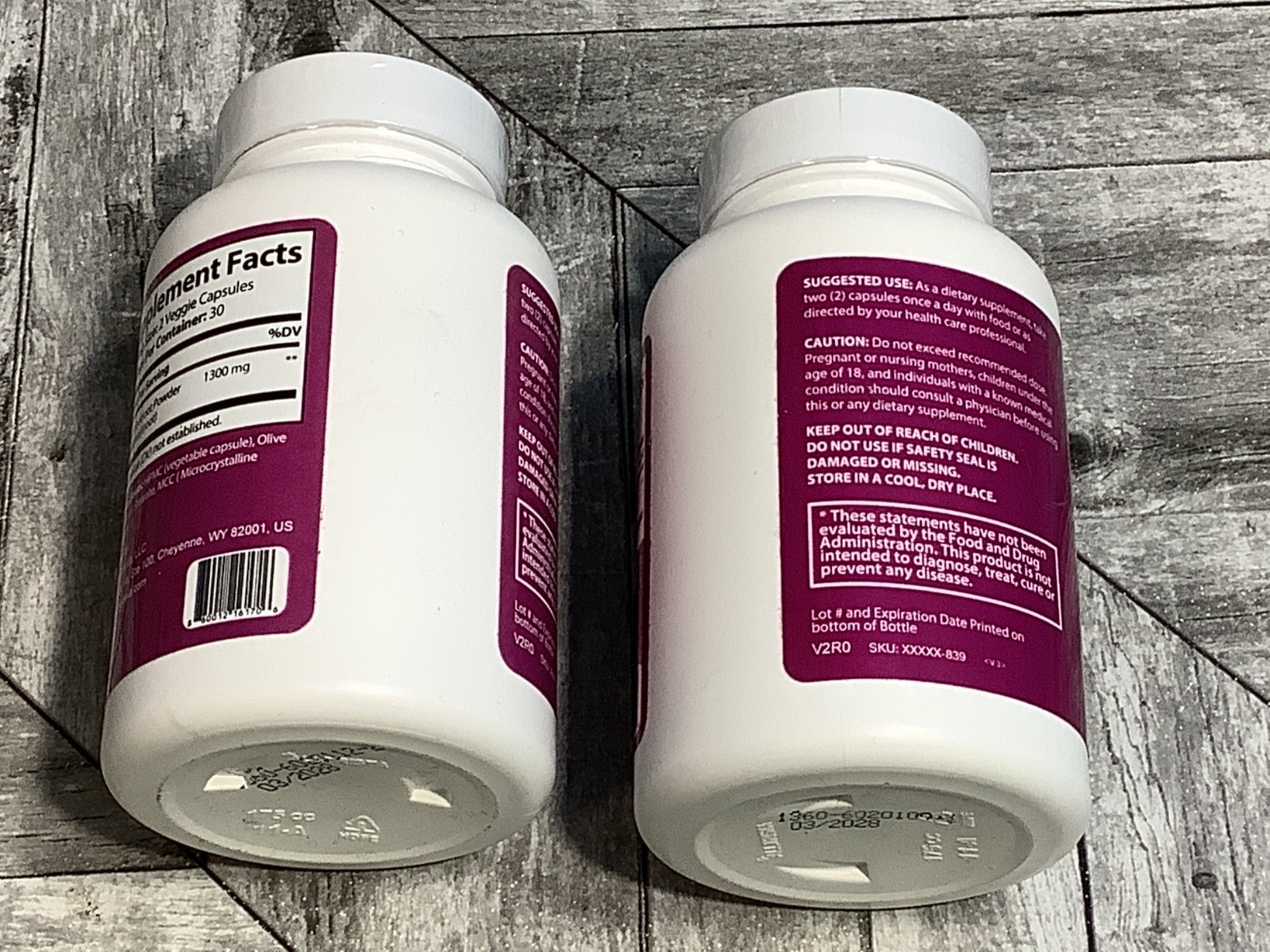 2 Rosabella Beetroot Dietary Supplement 120 Capsules Circulation 03/2028