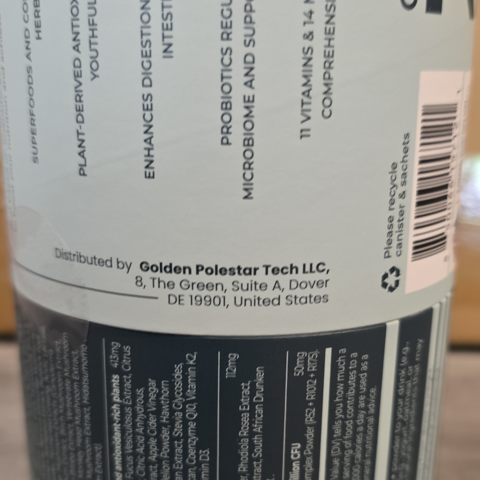 Kynd Australia Vital Greens+ Daily Nutritional Supplement Powder, Gut Health