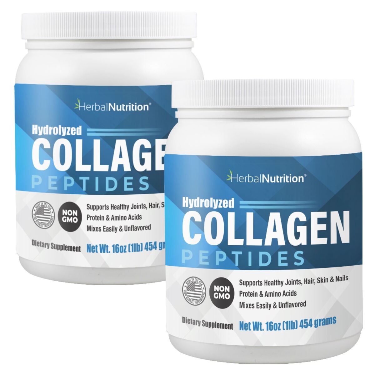 Two Pack – Collagen Peptides Powder Vital Proteins For Bones, Joints Skin !