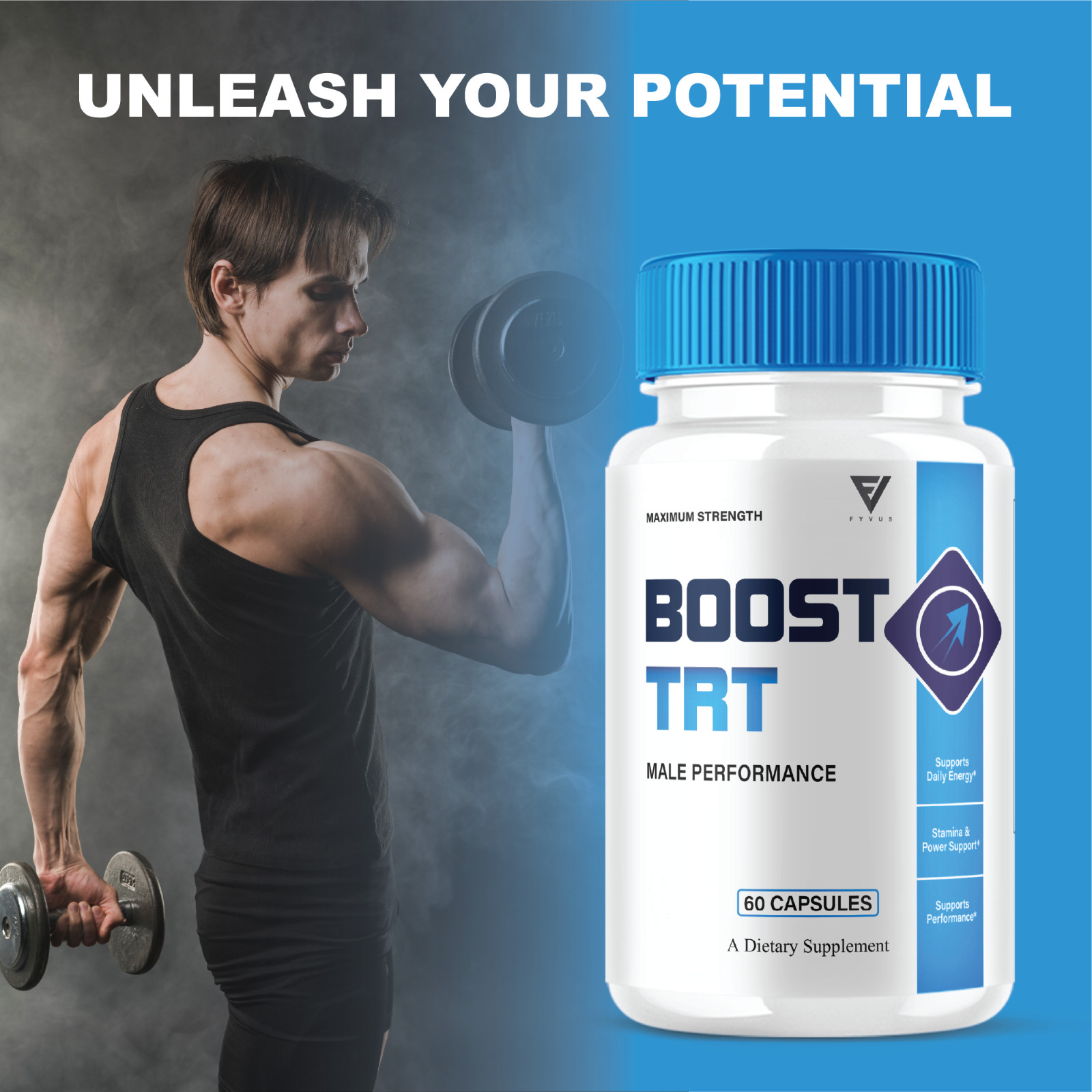 Boost TRT Capsules, BoostTRT Advanced Performance Pills (60 Capsules)