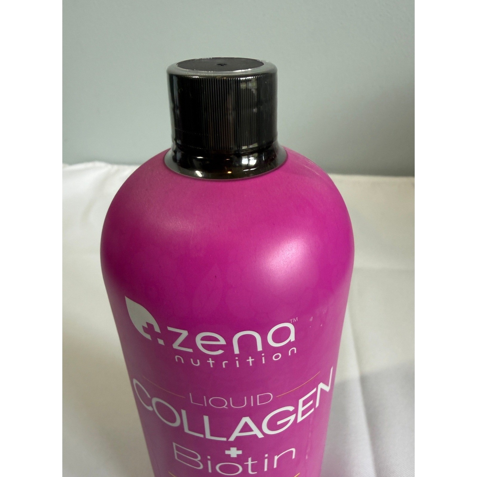 NEW Zena Liquid Collagen + Biotin 30 FL Oz Exp 12/27 Mixed Berry Sugar Free
