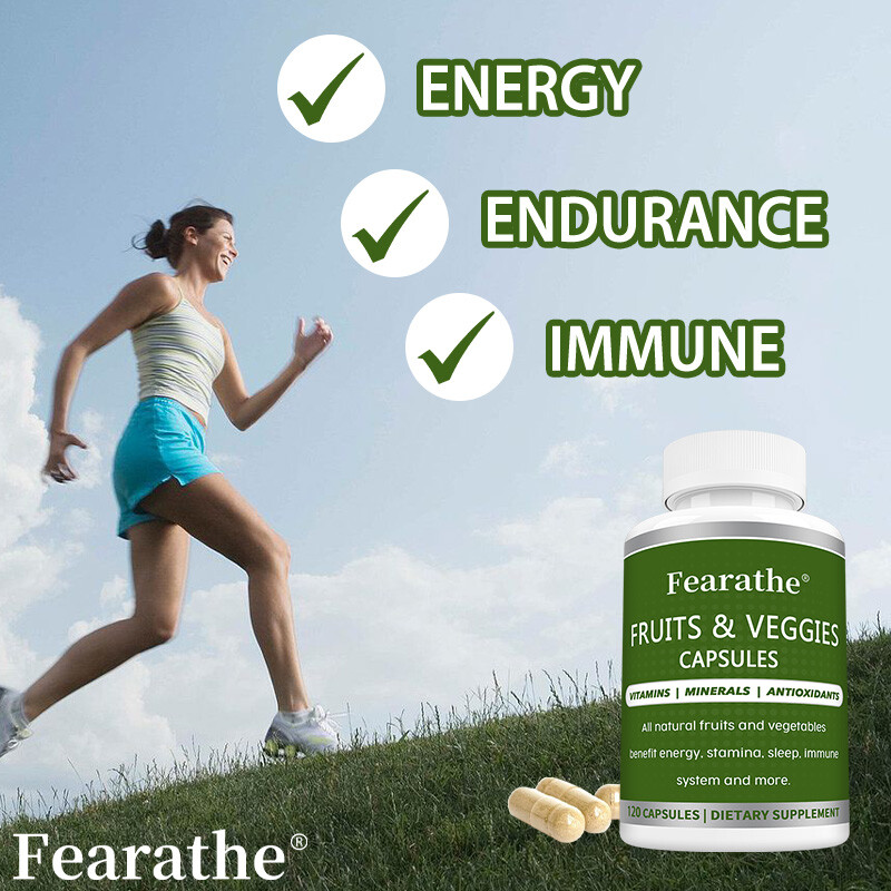 Fruits and Veggies Capsules Whole Food Supplement with Vitamin & Mineral