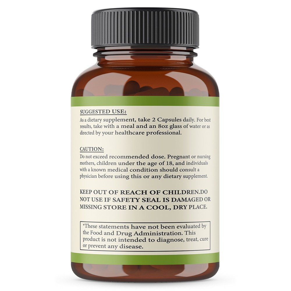 Organic Herbal Extracts 30-120 Capsules Supports Body Comfort Digestive Health