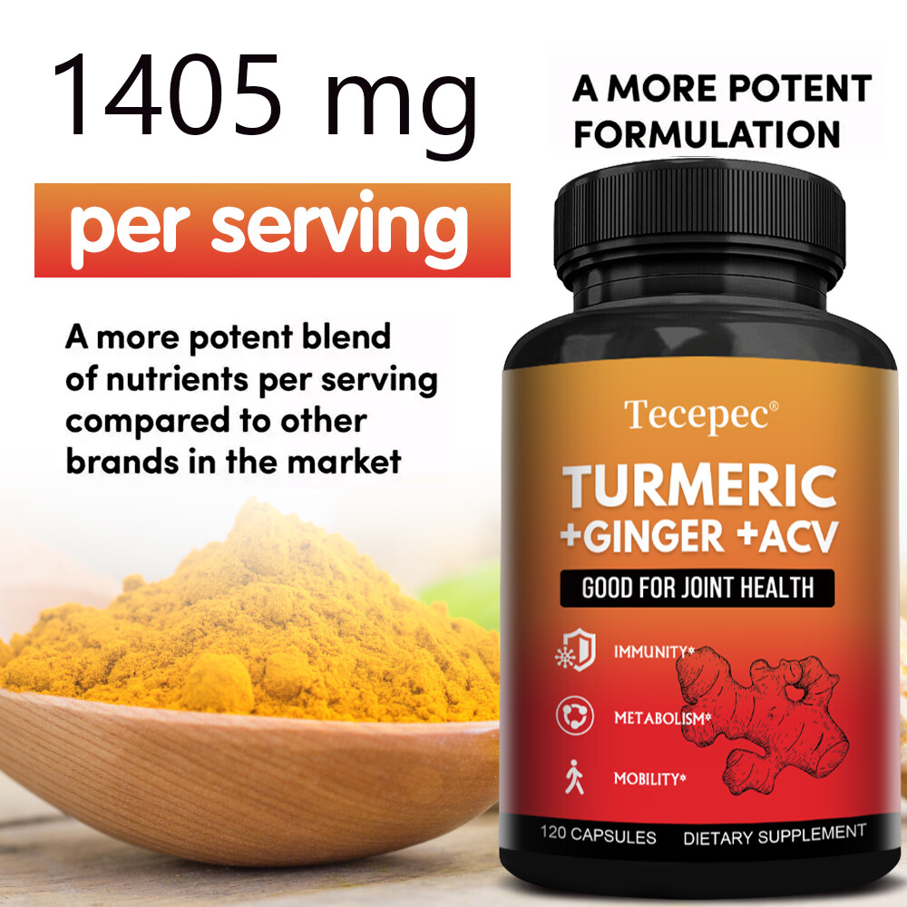 Turmeric & Ginger with Apple Cider Vinegar – Immune & Metabolism Support