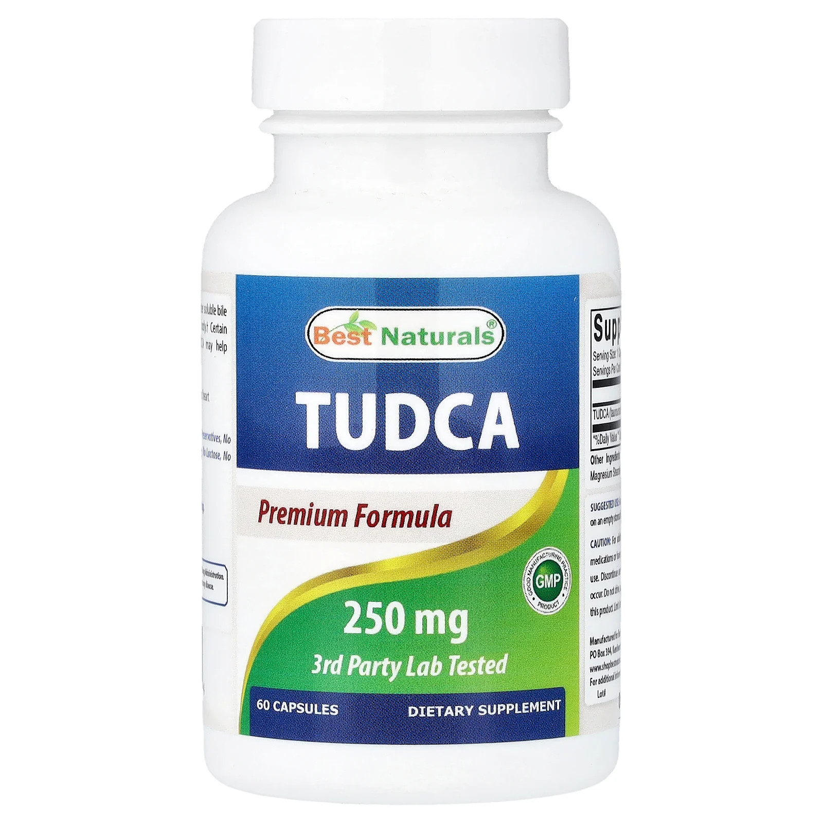 2 X Best Naturals, TUDCA, 250 mg, 60 Capsules