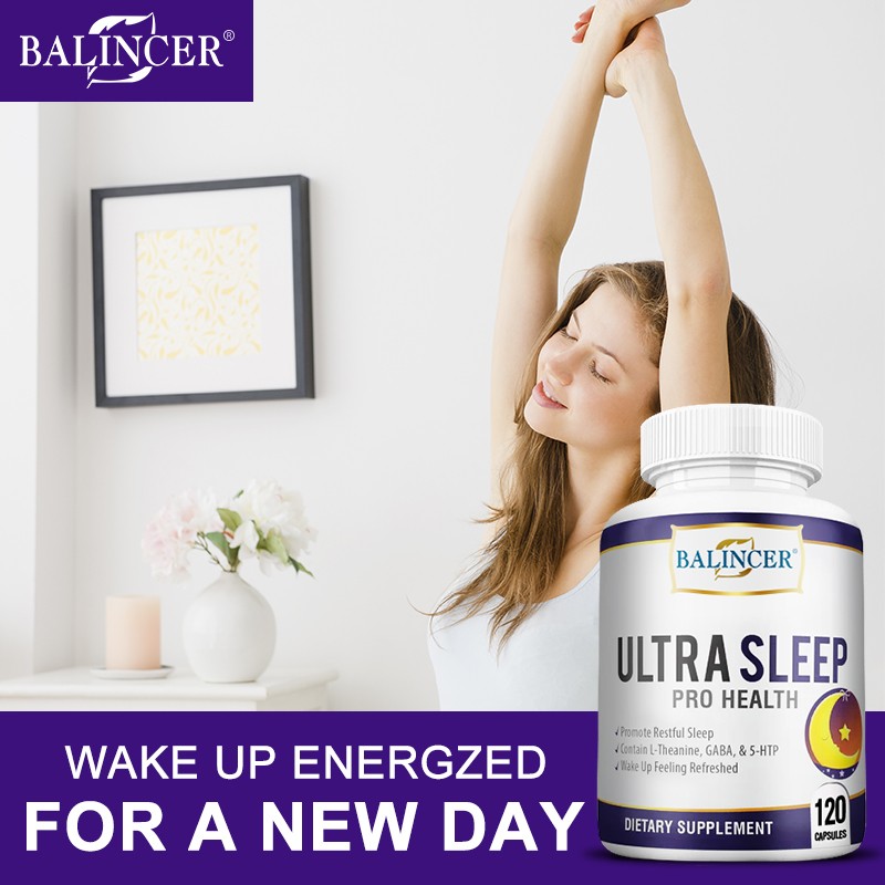 Sleep Support With L-Theanine Maintain Emotional Balance Boost Immune 120 Caps