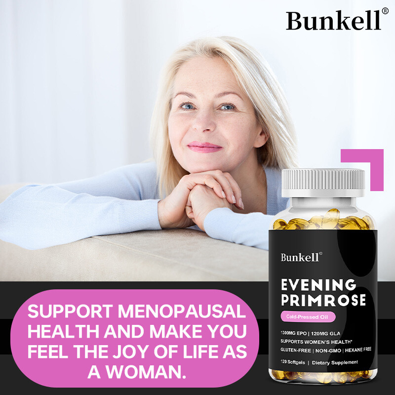 Evening Primrose Oil 1300 mg with GLA 30/60/120 Softgel Oil Supplement