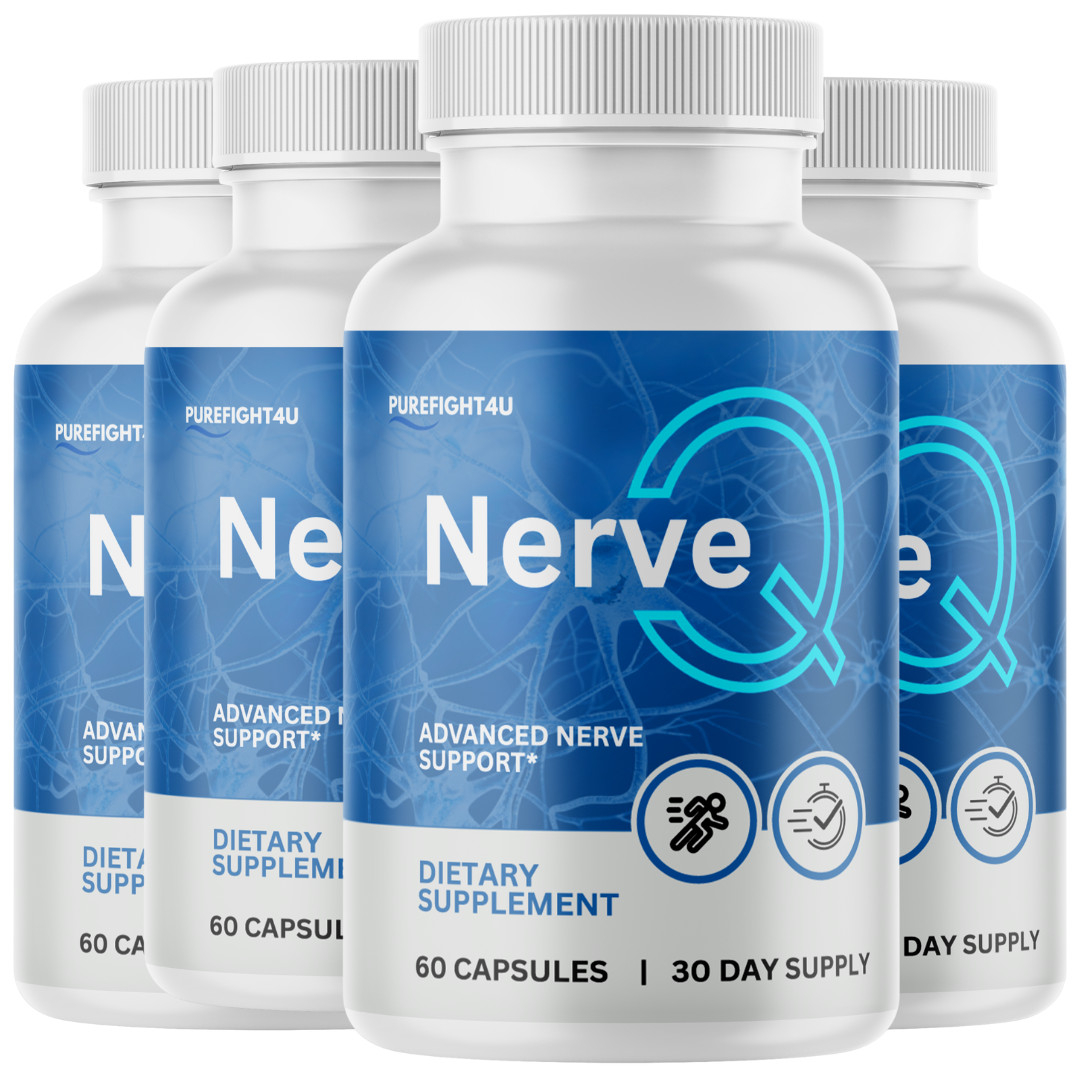 Nerve Q Capsules Nerve Health Supports Circulation Supplement – 4 Bottles