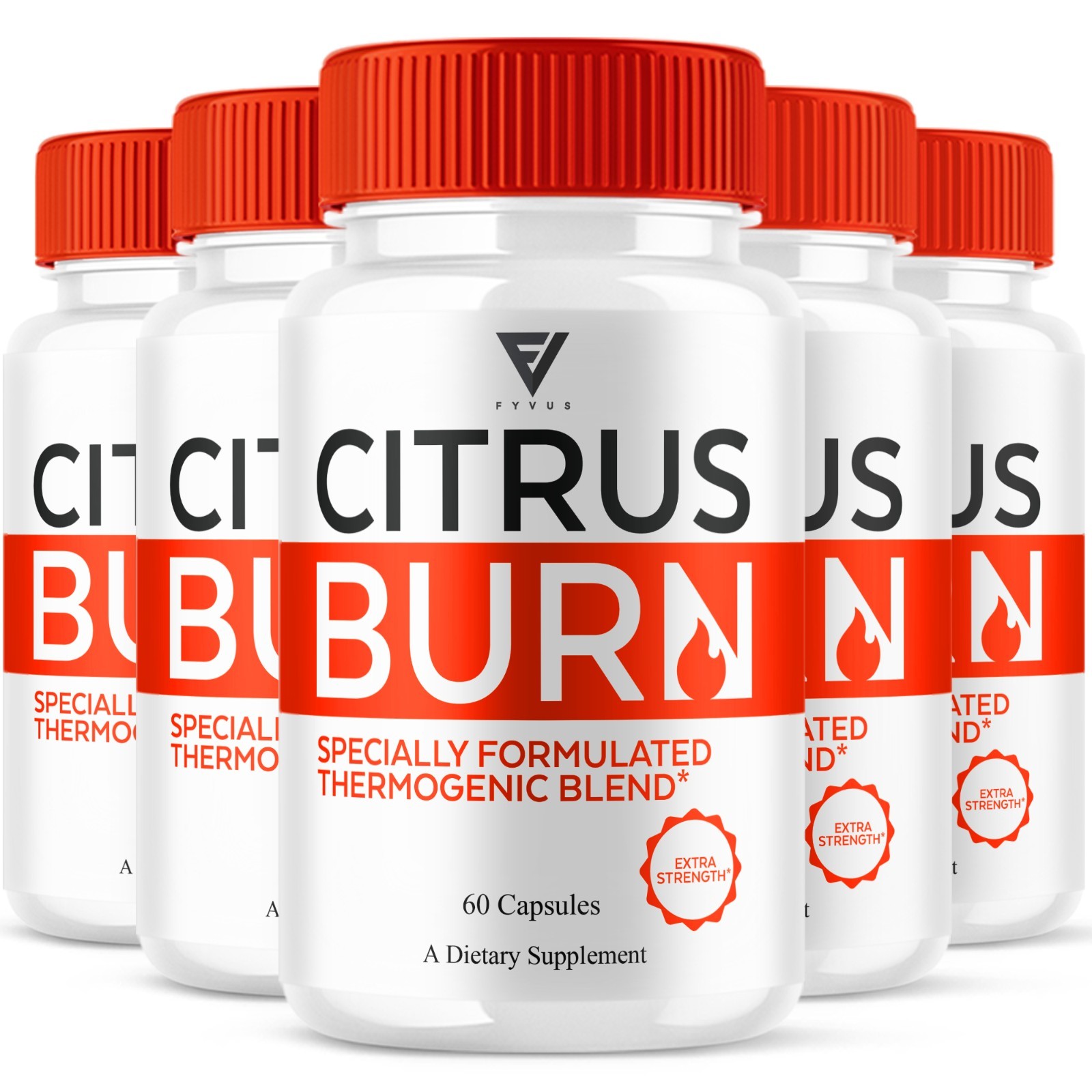 (5 Pack) Citrus Burn Weight Management, CitrusBurn Advanced Pills (300 Capsules)