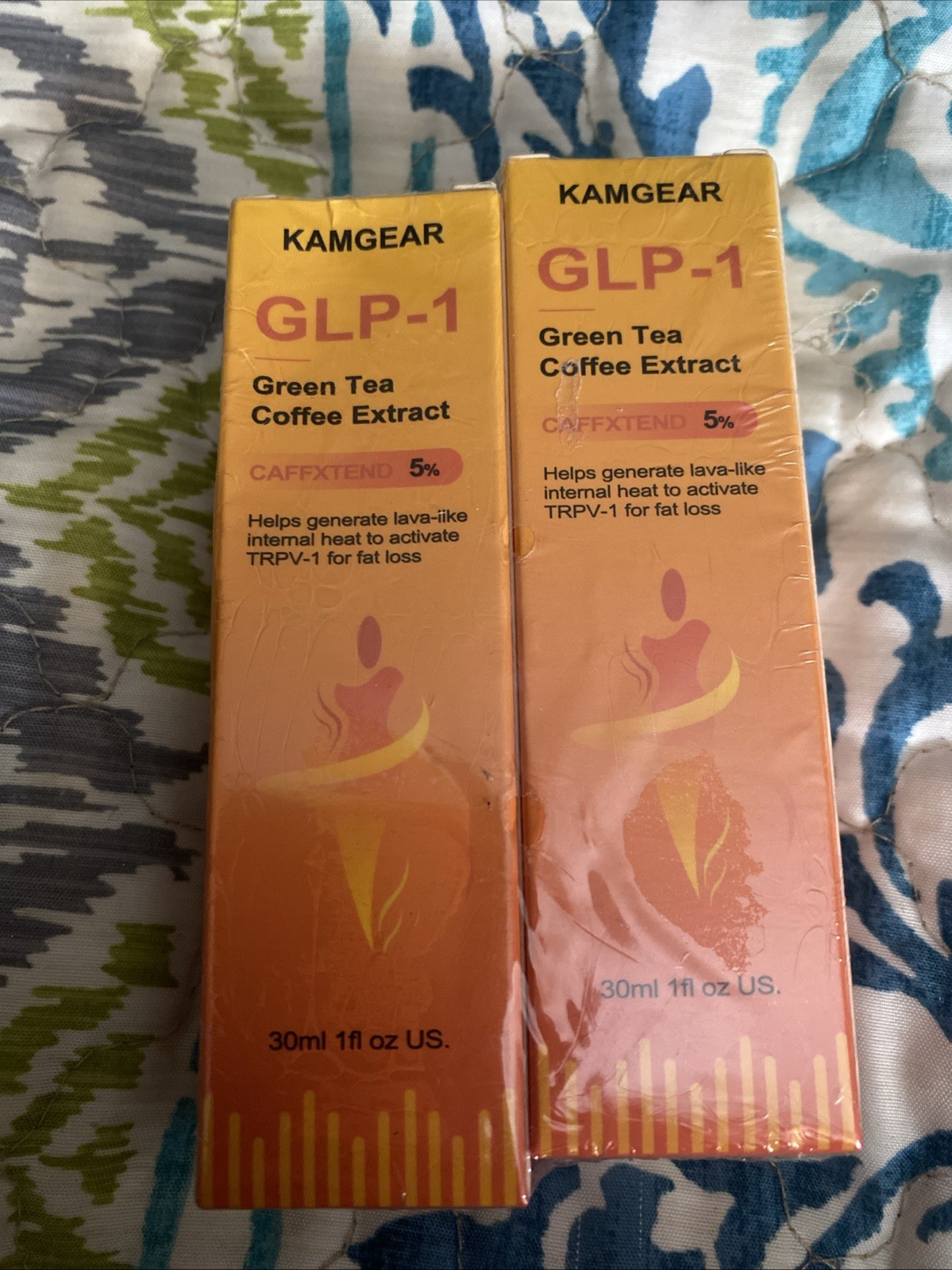 Kamgear Green Tea Coffee Extract – 2x 30ml Bottles 8/2027