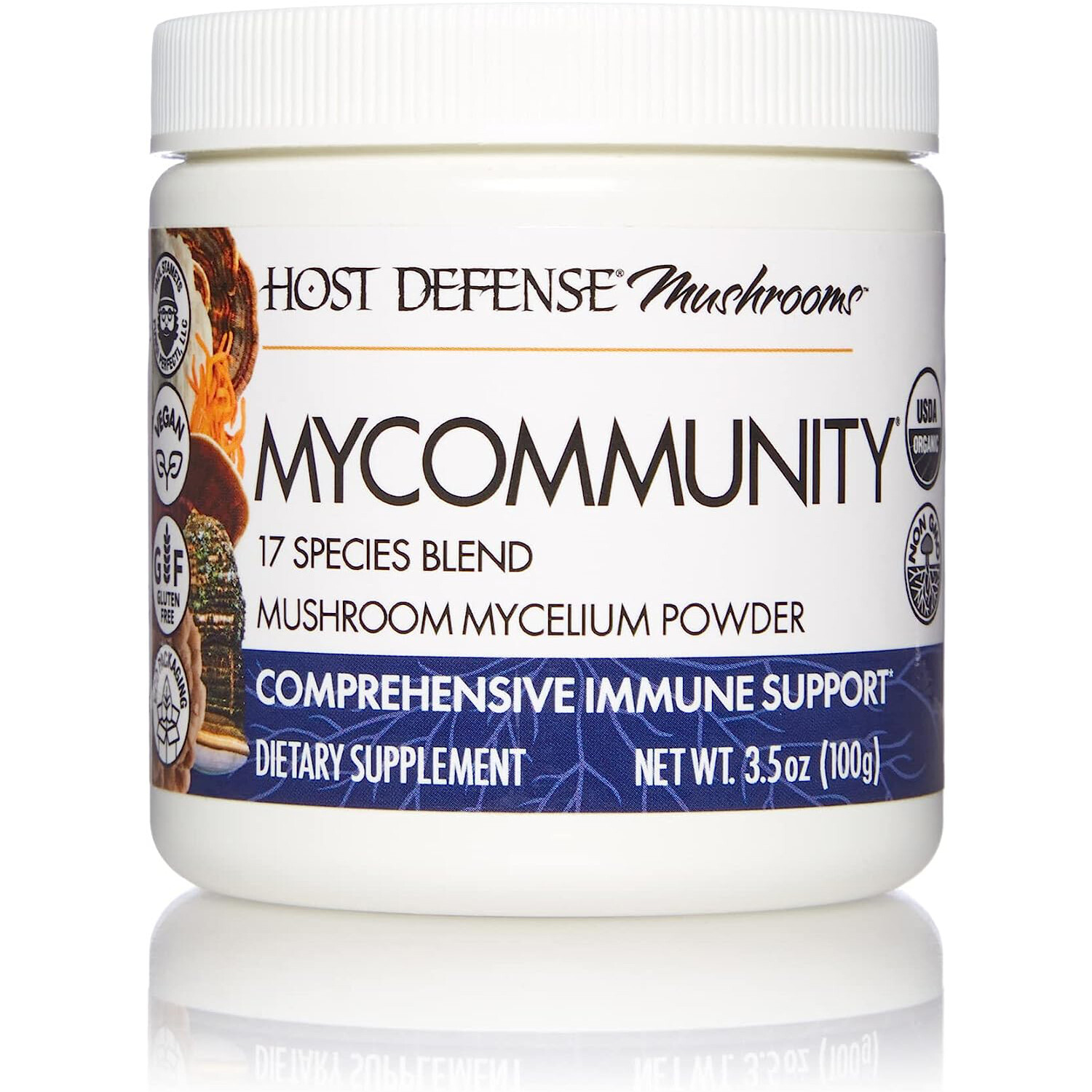 Host Defense,MyCommunity Mushroom Powder,SupportsImmuneHealth&Wellness,3.5Oz
