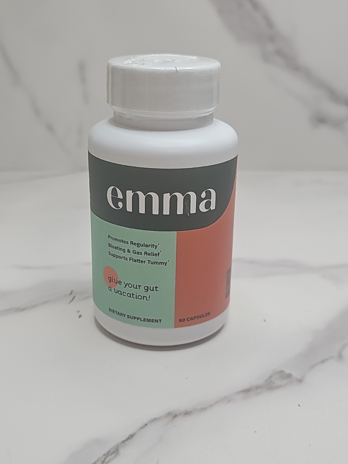 Emma Relief Supplement by Konscious Solution for Gut Health Issues 60 cap. 07/26