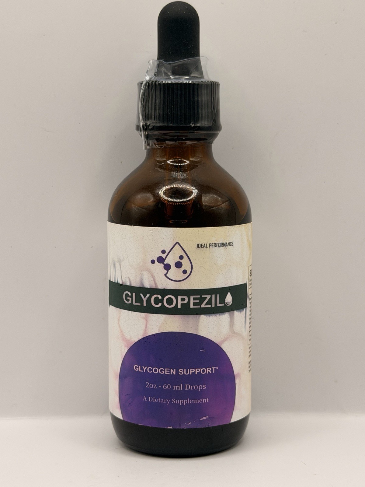 Glycopezil Drops Glycogen Support Herbal Supplement 60ml Liquid Formula