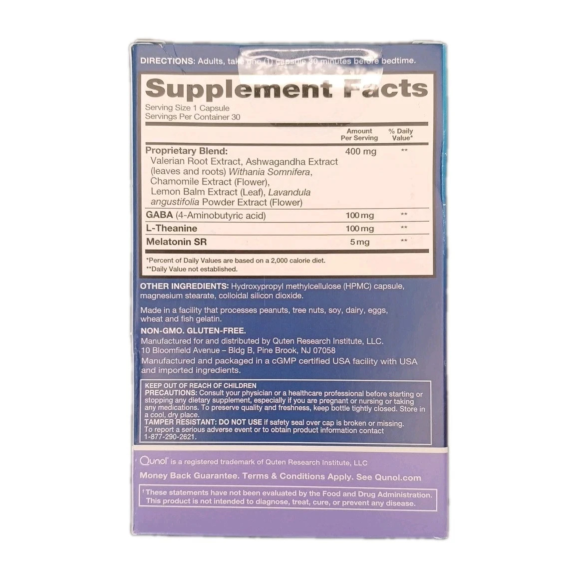 3 PACK Qunol Sleep Support Complex 5:1 Time Release MELATONIN 30ct BIG Boxes New