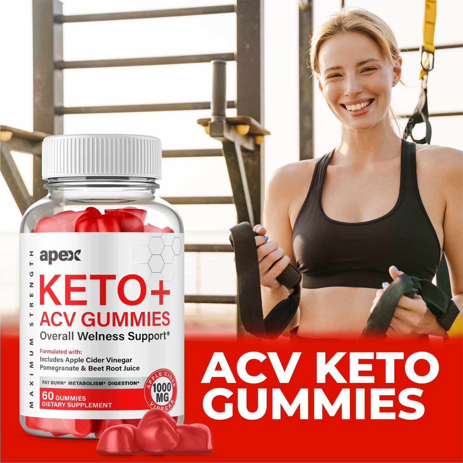 Apex Gummies General Wellness Supplement – 300 Gummies (5 Pack)