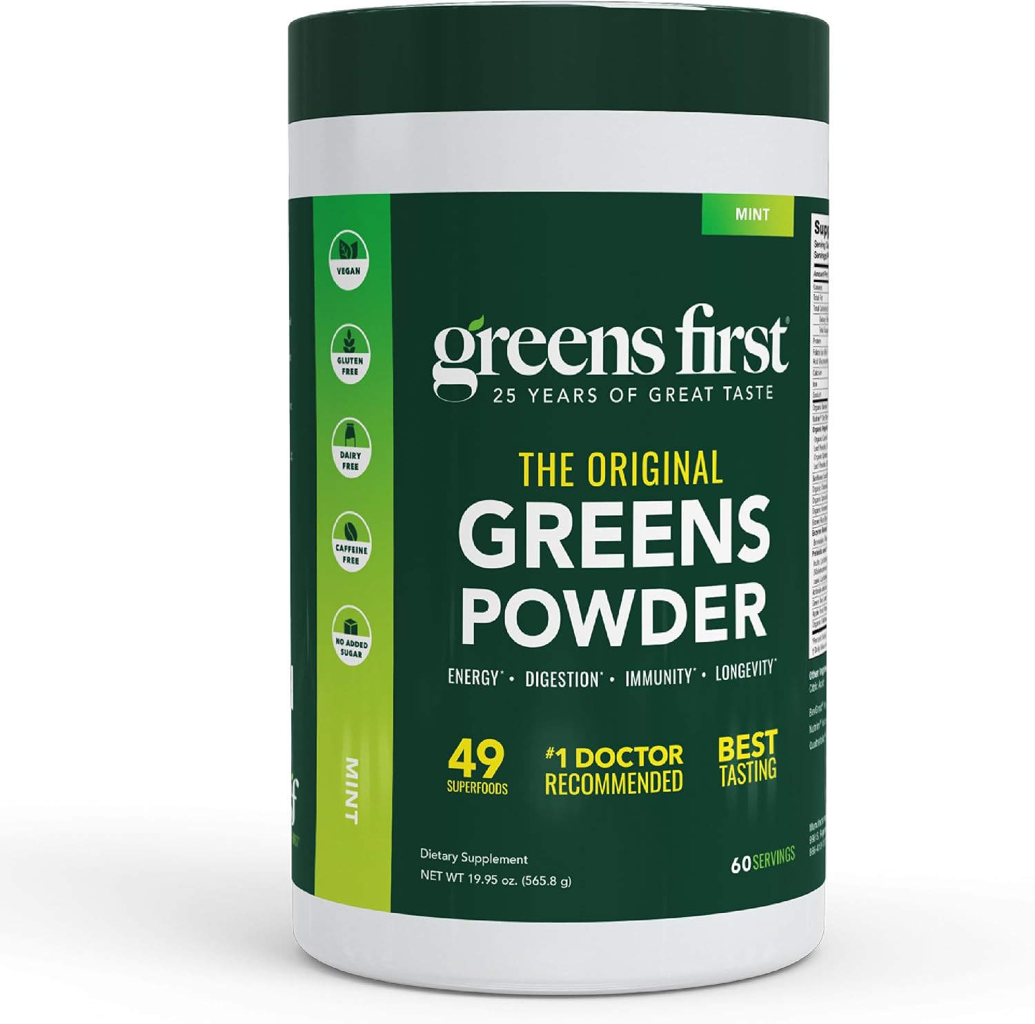Greens First Original Greens Powder – 49 Superfoods – Organic Fruits & Veggies –