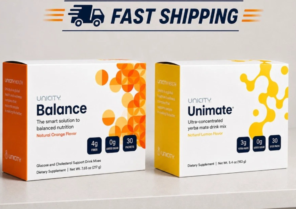 Unicity Balance 60Count-&-Unicity Unimate Lemon 60Count- &-Free Shipping