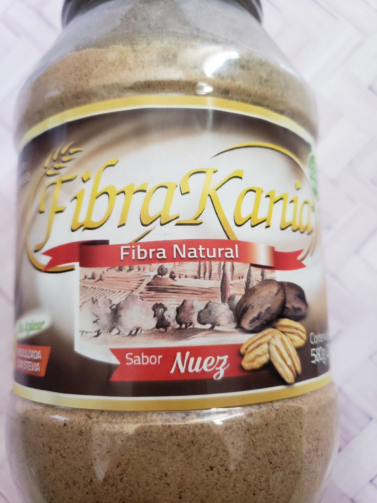 Fibra Kania Sabor Nuez – Nuts – 20.4oz 100% Natural Vegan