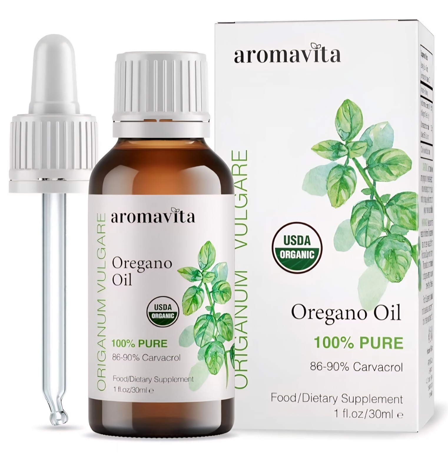 100% Pure Organic Greek Oregano Oil Certified Undiluted Oregano Oil