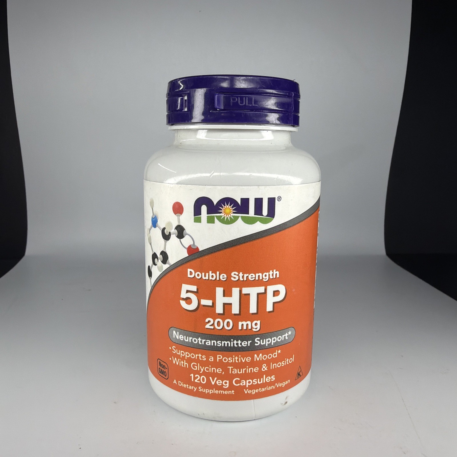 Now Foods 5-HTP, Double Strength 200 mg 120 VCaps, Supports a Positive Mood 9/28