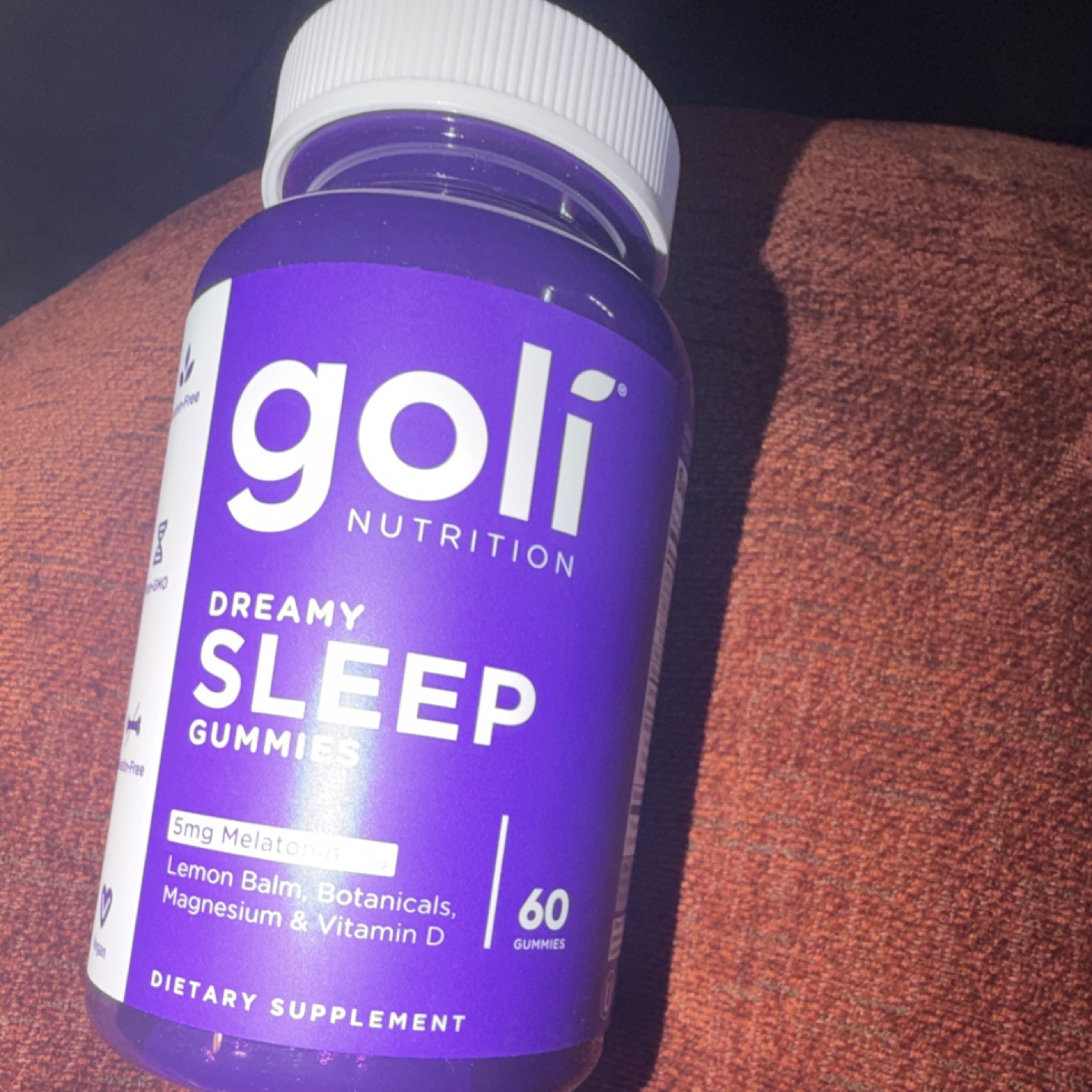 Goli Nutrition Dreamy Sleep Gummies Melatonin 60 Vegan Gluten-Free Non-GMO