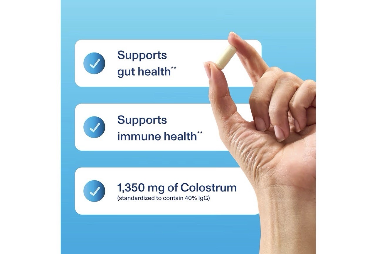 Vital Proteins Colostrum Gut Immune Health Dietary Supplement 1350mg 90 Capsules