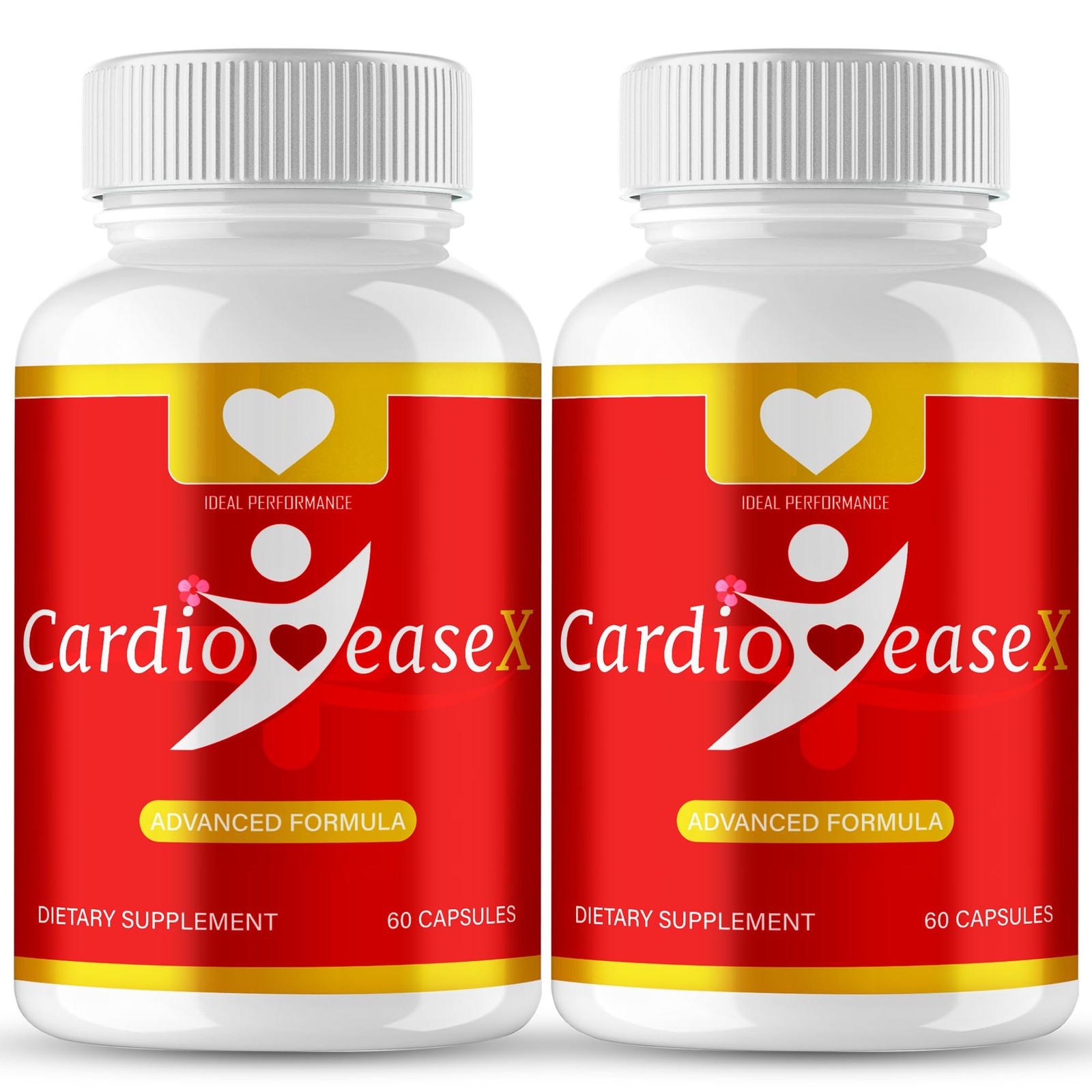 Cardio Ease X Cardiovascular Health Blood Supplement – 120 Capsules (2 Pack)