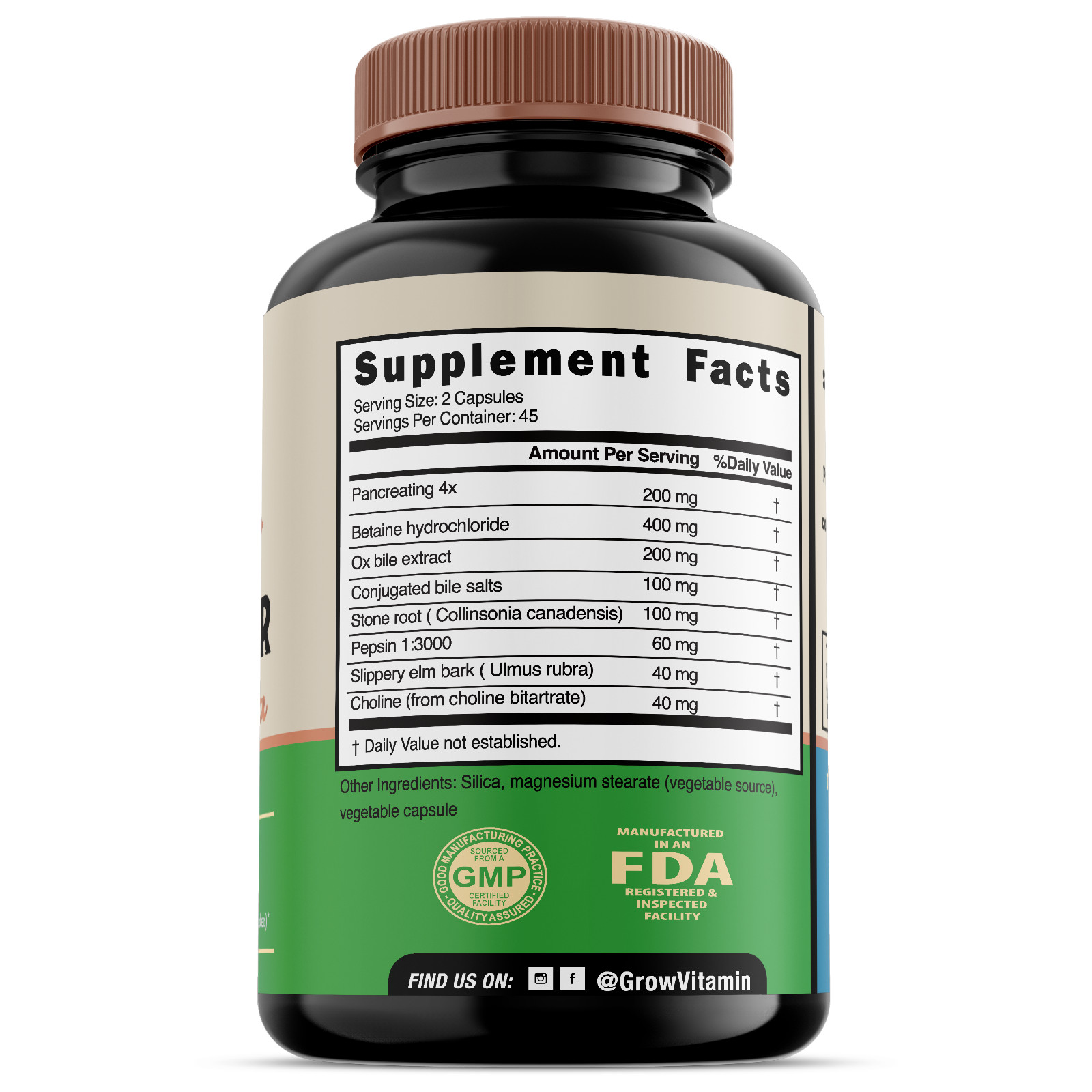 Grow Vitamin Original Gallbladder Formula