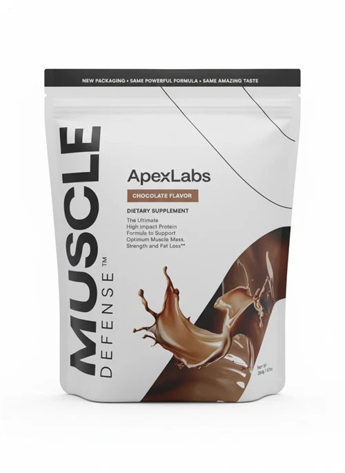 New Apex Labs Muscle Defense Chocolate Flavor- 8.57 OZ – EXP 2027 1