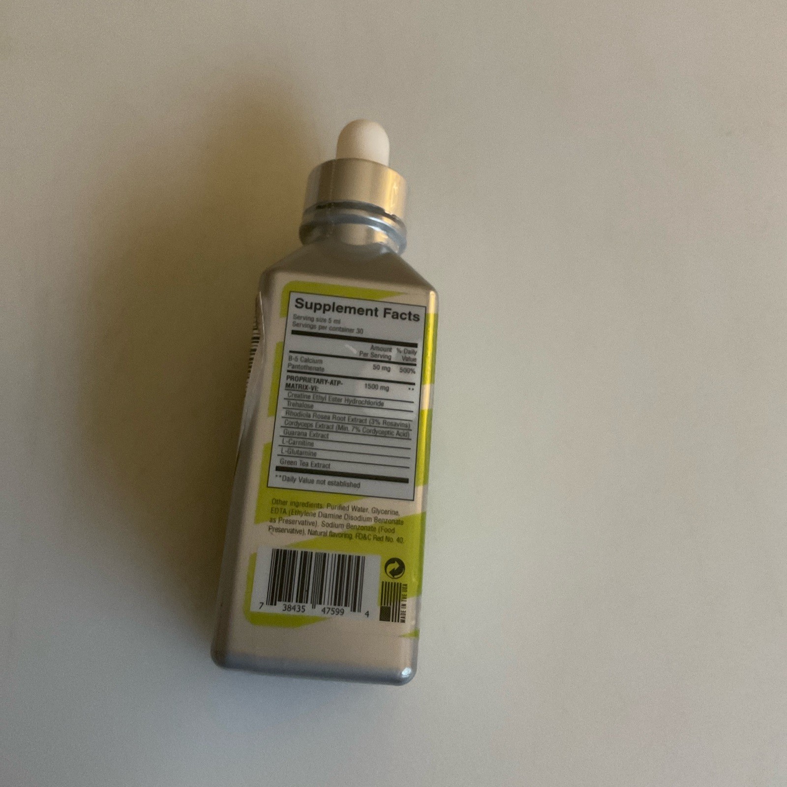 MM USA Runners Peak Creatinol Serum Dietary Supplement Cherry 5.1 Ounce 12/2026