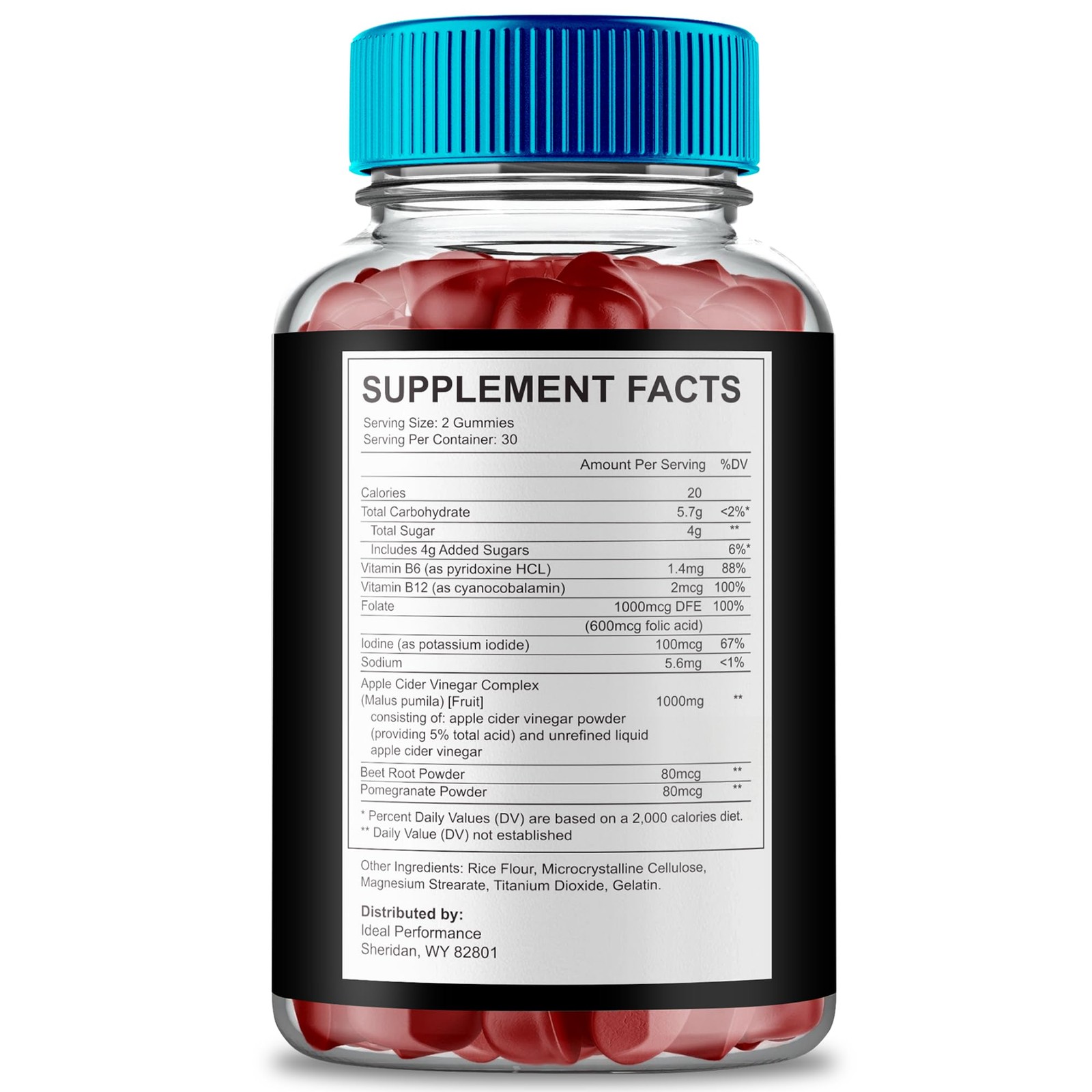 Blue Bear General Wellness Supplement – 60 Gummies