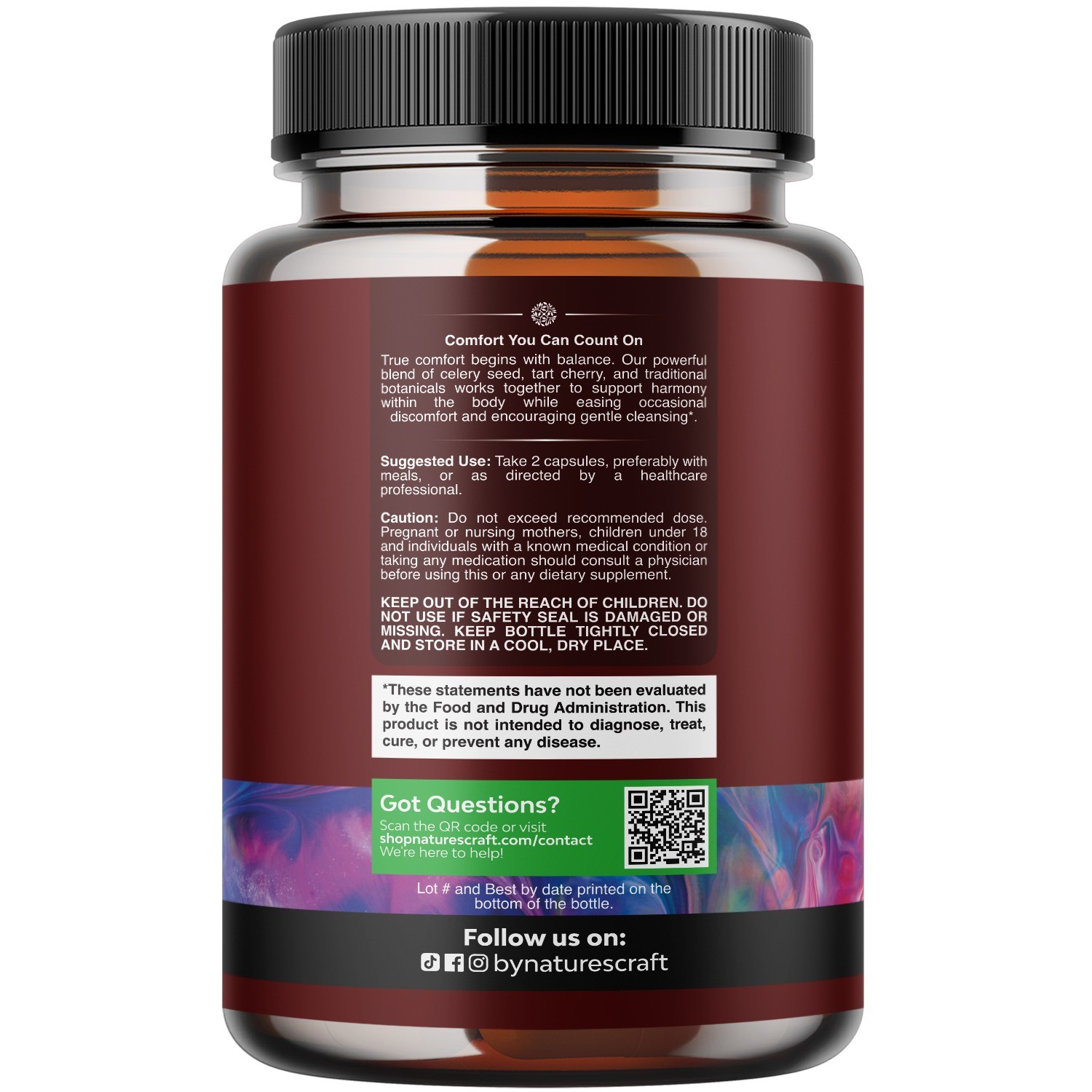 Herbal Uric Acid Cleanse and Detox – Kidney & Joint Support for Adults 120ct