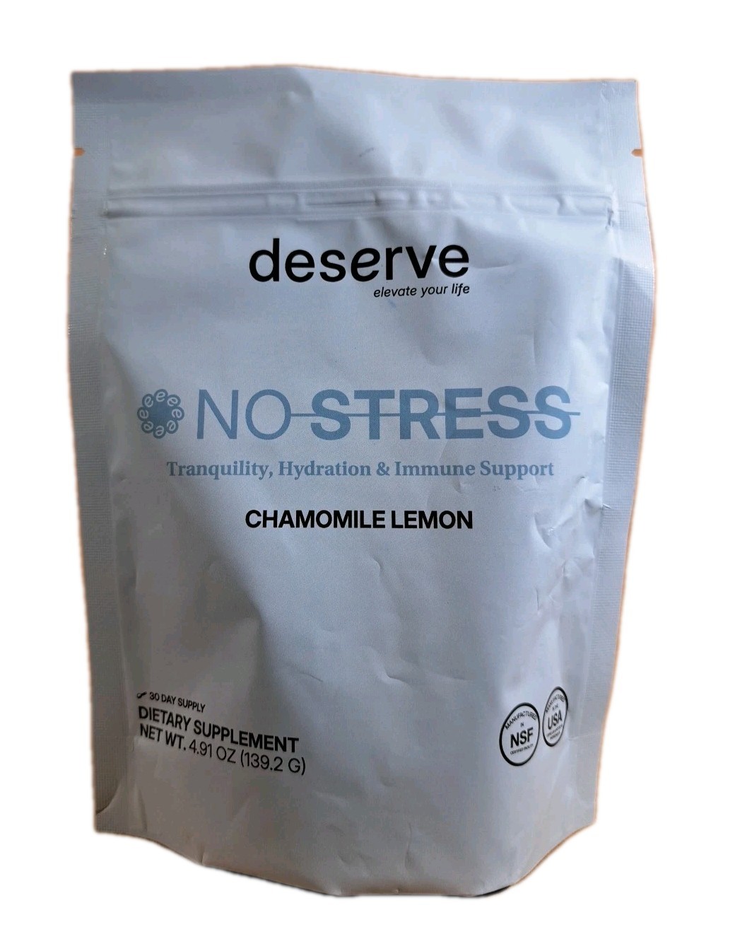 DESERVE NO Stress GABA L-Theanine Supplement Magnesium Powder Ashwagandha KSM 66