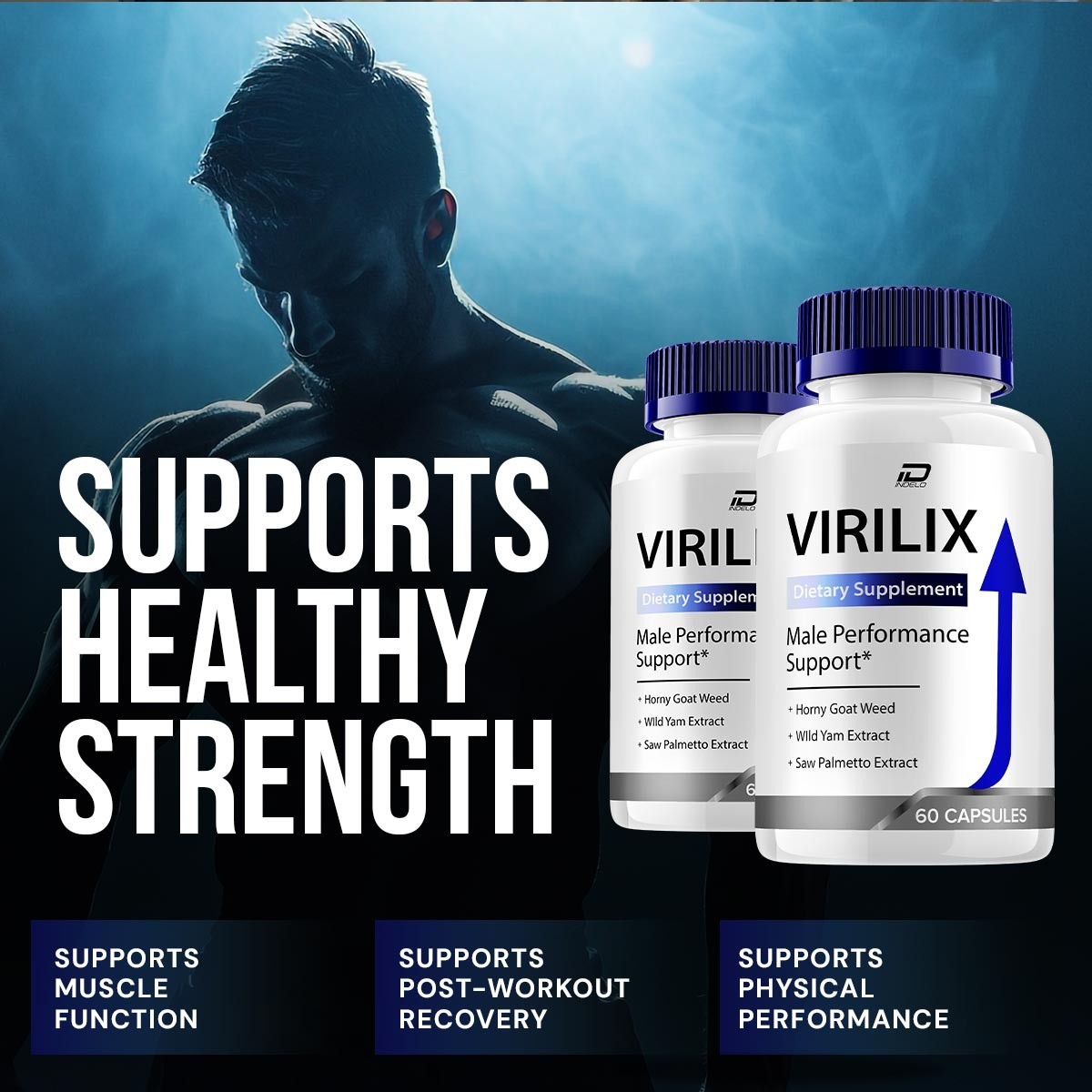 (3 Pack) Virilix for Men Capsules – Virilix Vitamin Complex Pills Energy Support