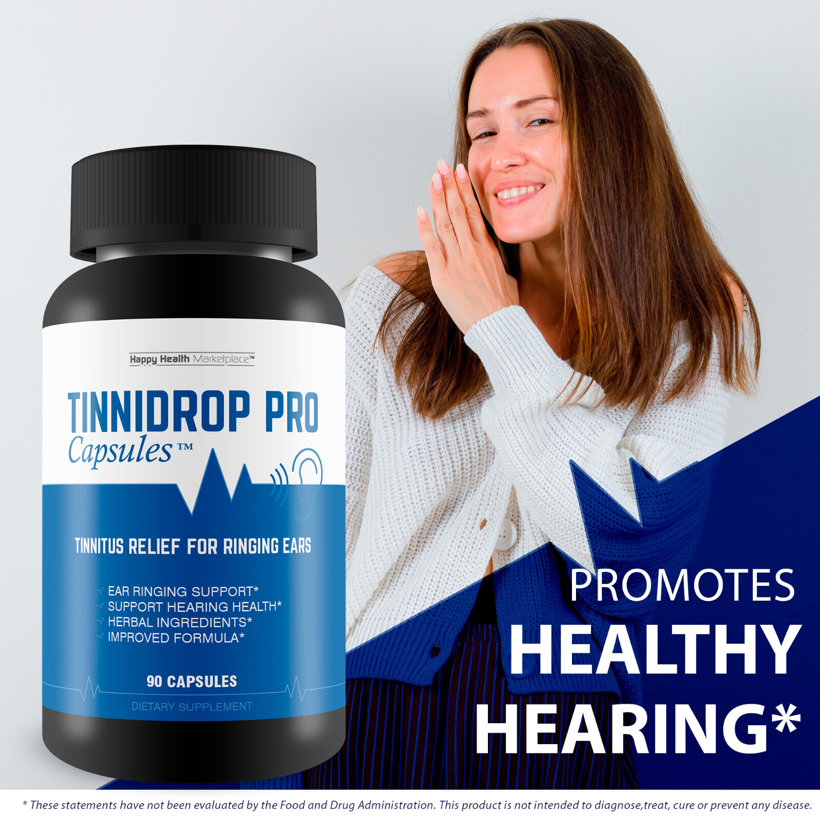 Tinnidrop Pro Capsules – Our Best Tinnitus Relief for Ringing Ears