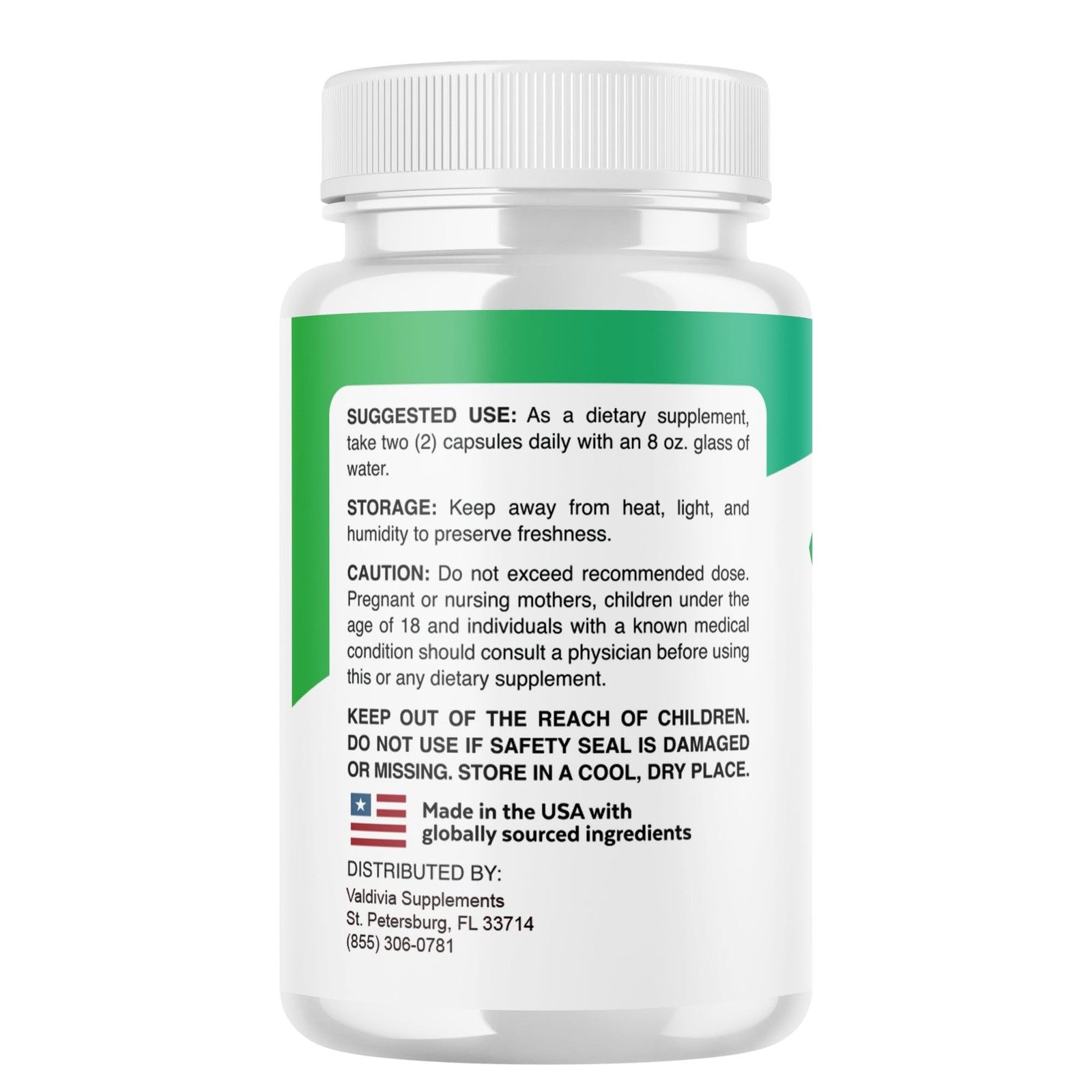VisioWell Advanced Wellness Supplement Capsules Daily Health 5 Pack 300Ct