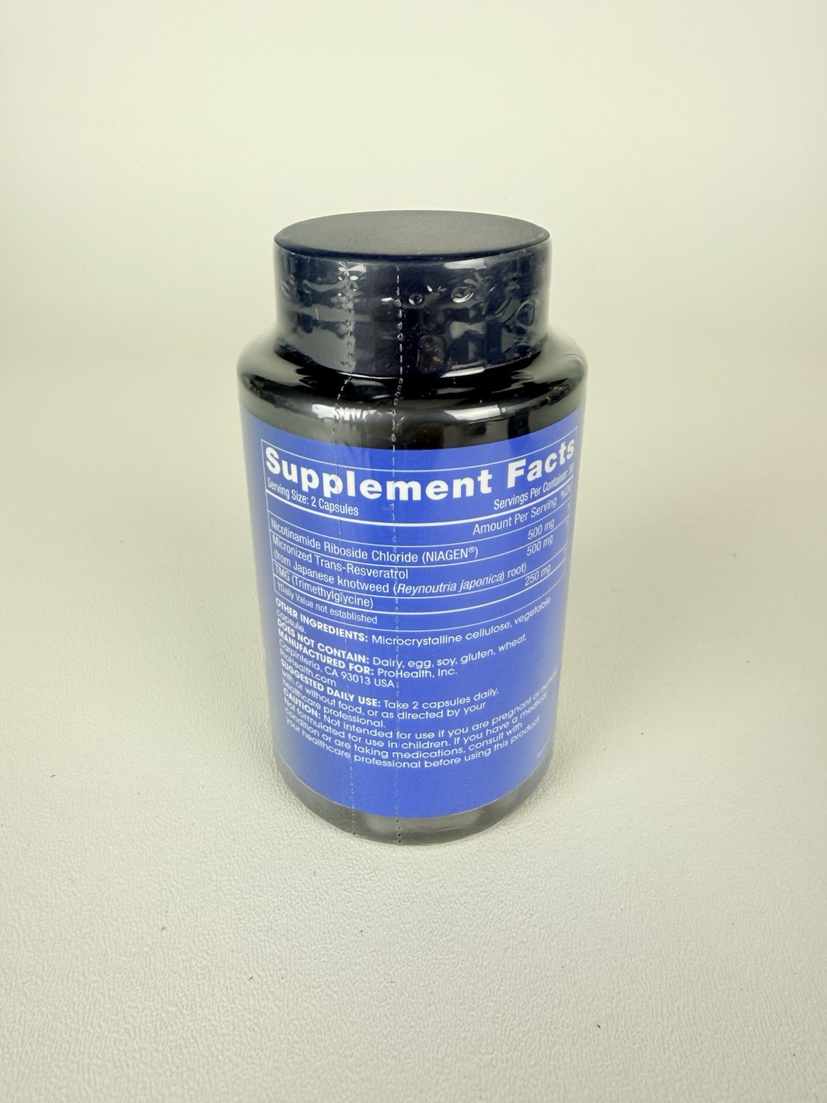 ProHealth Nicotinamide Riboside Pro Complete 60 Caps, EXP: 02/2027- NEW/SEALED