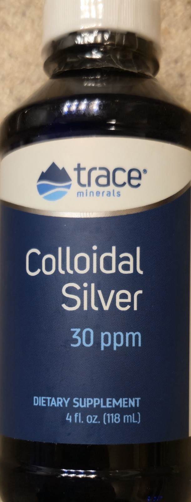 Trace Minerals COLLOIDAL SILVER 30 PPM 4 fl oz ( 24 Servings ) BEST BY 8/26