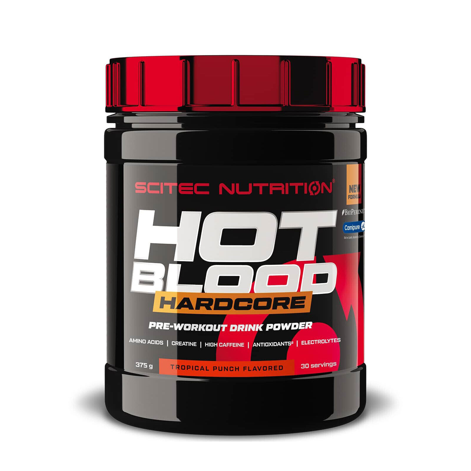 HOT BLOOD HARDCORE 375 G – Energy, concentration, muscle regeneration, endurance