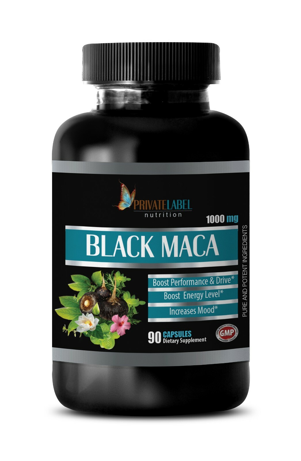muscle increaser – 1000MG BLACK MACA – stress defender natural 1 BOTTLE