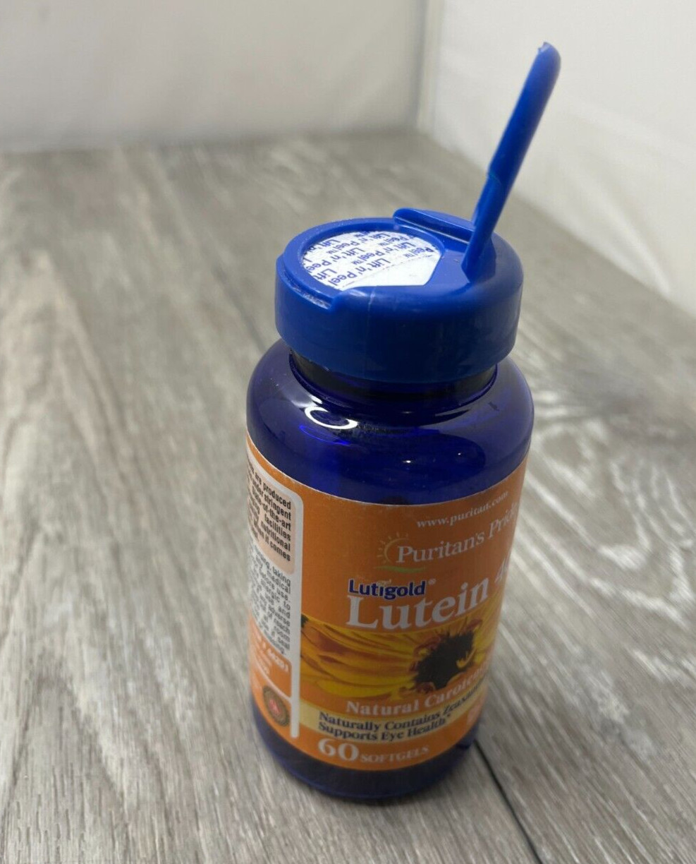 Puritan’s Pride Lutein 40mg Eye Health 60 Softgels Exp 9/26 NEW OTHER