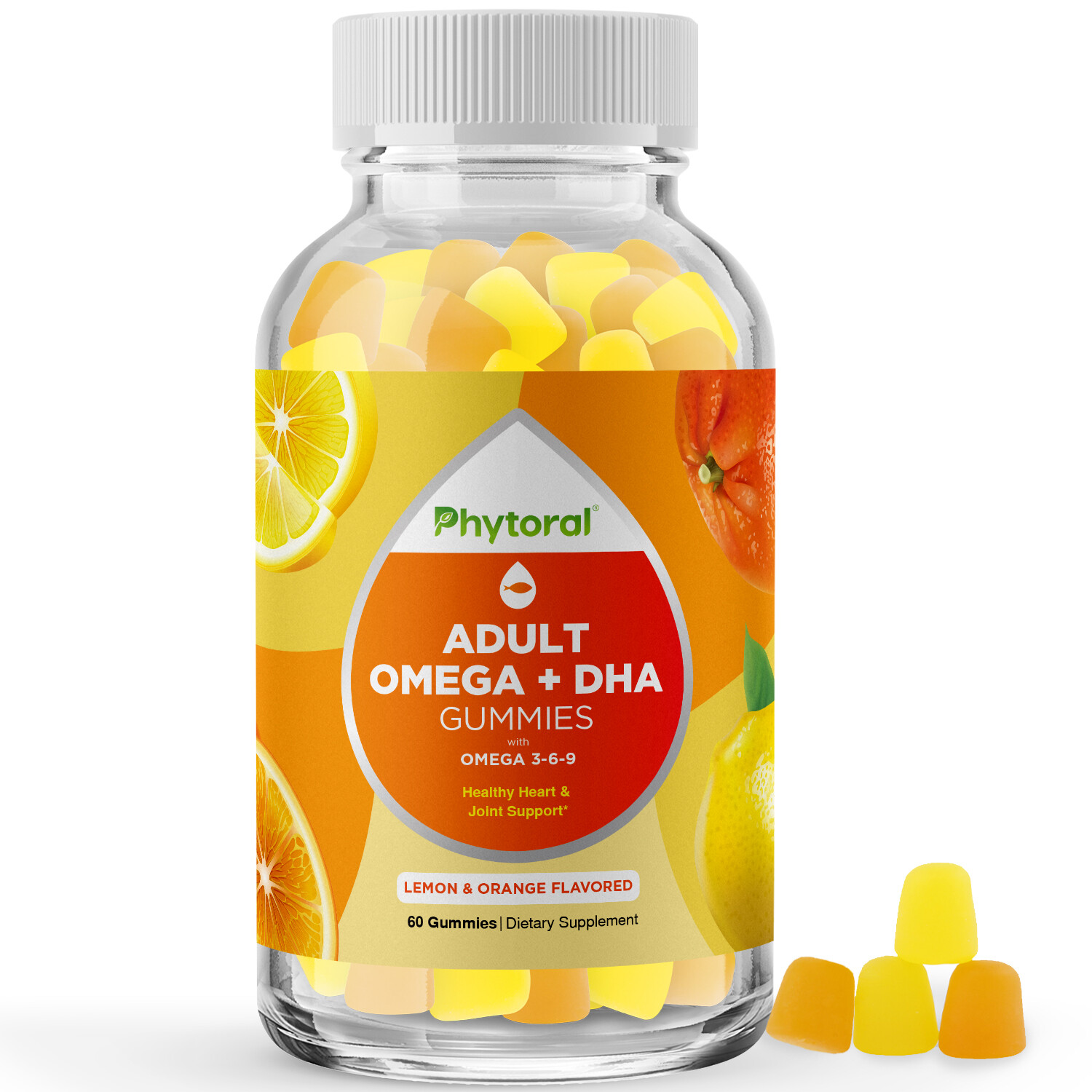 DHA Omega 3 Gummies for Adults – Delicious Vegetarian Omega 3 Supplement