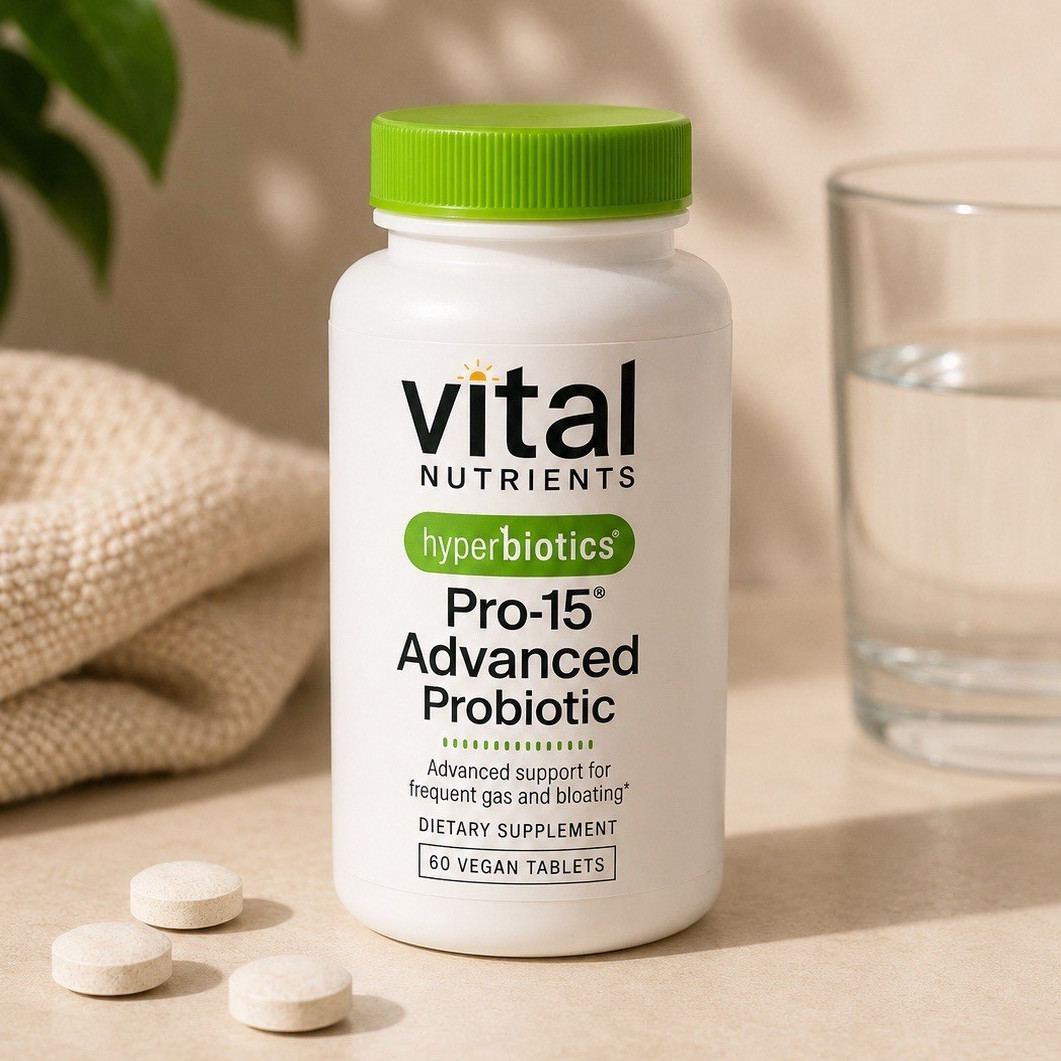 Vital Nutrients Hyperbiotics PRO-15 Advanced Probiotic Digestive Support 60ct
