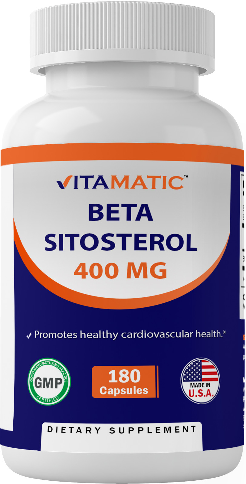 Vitamatic Beta Sitosterol Complex 400 mg 180 Capsules
